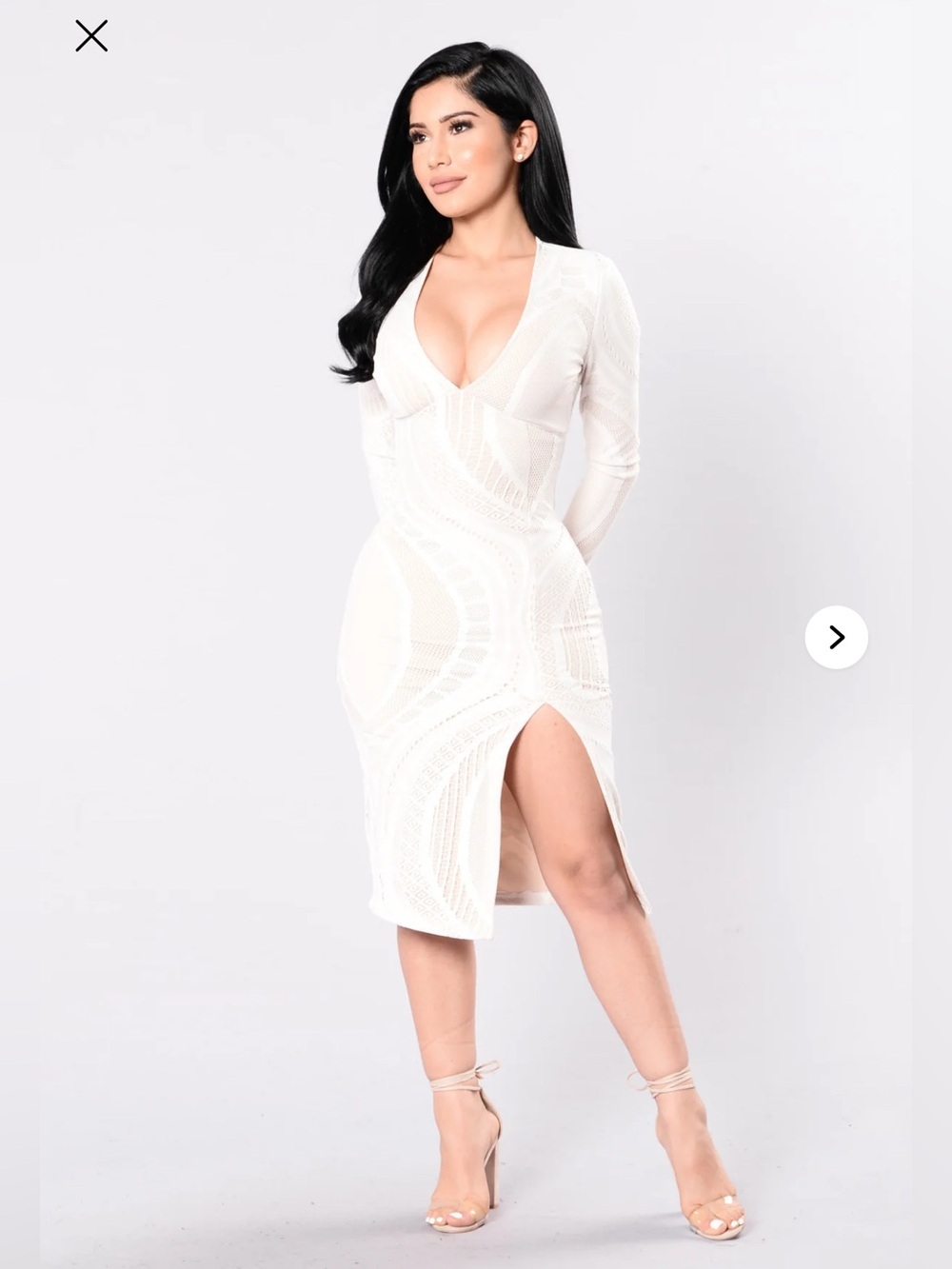 Fashion nova Texture Me Up Dress size 1XL NWT